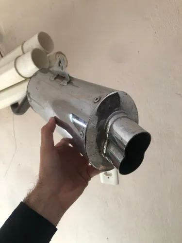 Escapamento para bros com boca 8