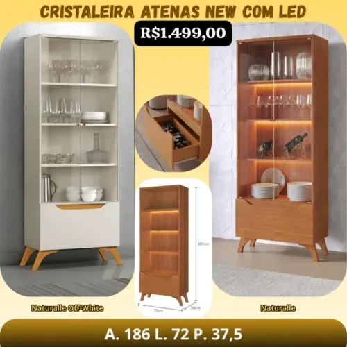 Cristaleira Atenas New
