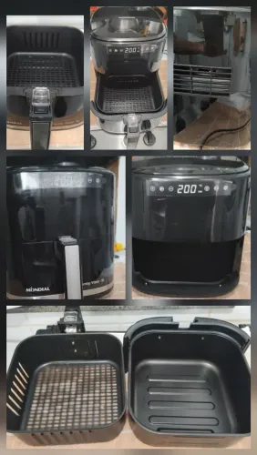 BAIXOU!!! PRA VENDER RÁPIDO!Air Fryer Mondial Grand Family AF-50-DV Preto 5L 220v