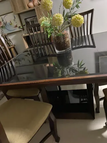 Conjunto mesa e cadeira sala de jantar - Oportunidade 