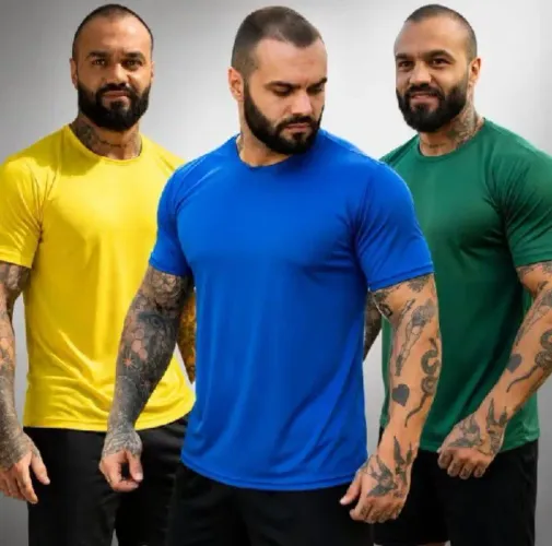 Camisas dry fit tamanho M colorida