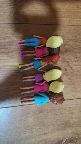 Bonecas polly pocket + 2 motos