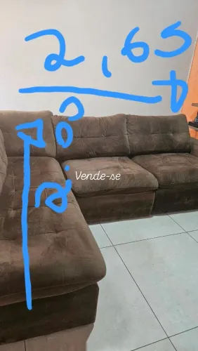 Vende sofá usado e bem conservado