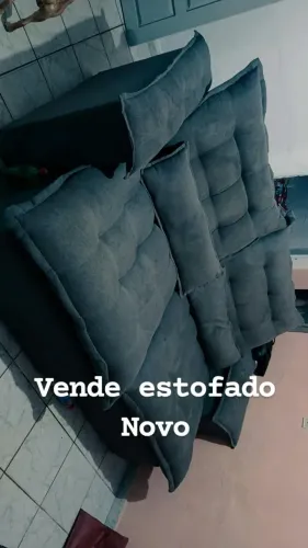 Sofá 3 lugares reclinável - Estado de novo