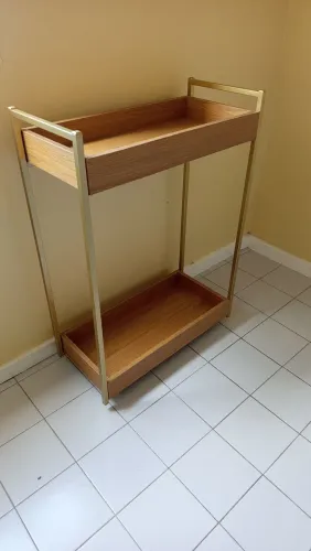 Aparador Multiuso em MDF + Metalon Galvanizado 