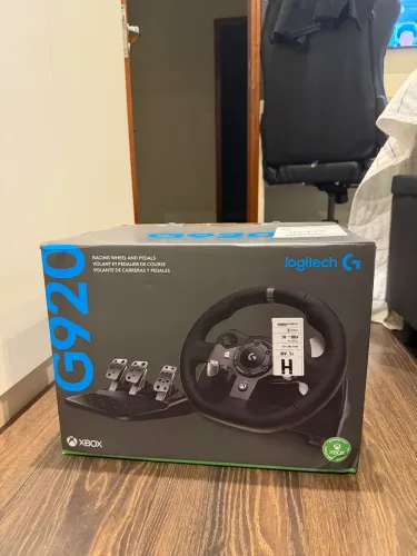 Volante Gamer Logitech G920 Driving Force Para Xbox e Pc Logitech G Preto