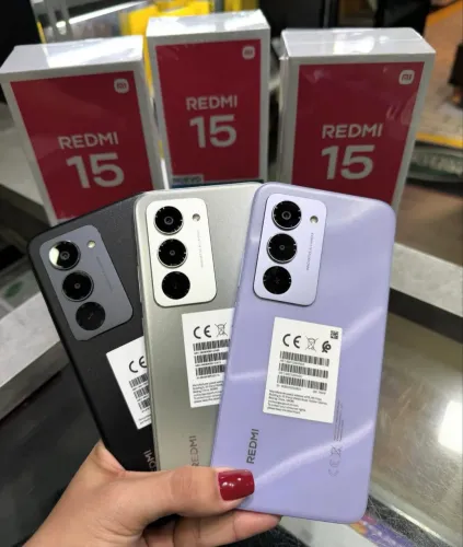 Telefone Celular Redmi 15 256\8 Novo Entregamos Capa Pelicula Garantia