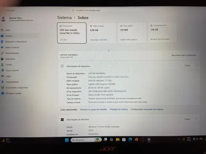 Notebook Acer