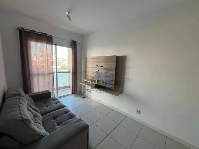 Apartamento para Locação no Spot Club House 1 Quarto e Sacada Semi-mobiliado