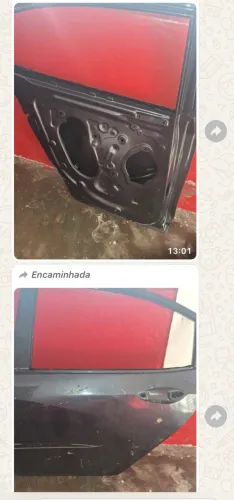 PORTA DO ONIX PLUS 2024 LADO ESQUERDO TRASEIRA ORIGINAL CINZA CLARKE 