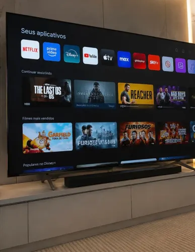 SMART TV LG 70 4K UHD - IMPECÁVEL + NOTA FISCAL E CONTROLE.