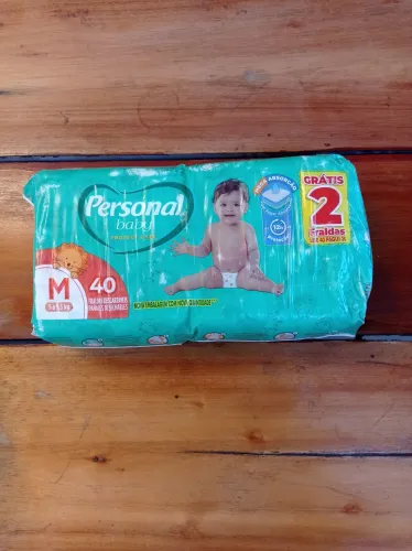 Fralda descartável Personal Protect & Sec Tam. M 40 unidades