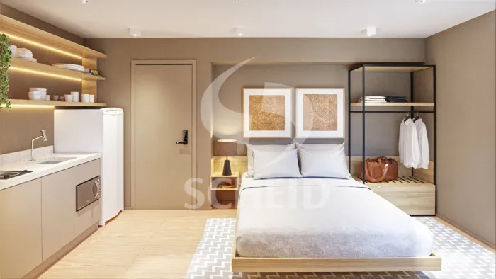 Apartamento para venda em Jardim Paulista com 1 quarto, 18m²