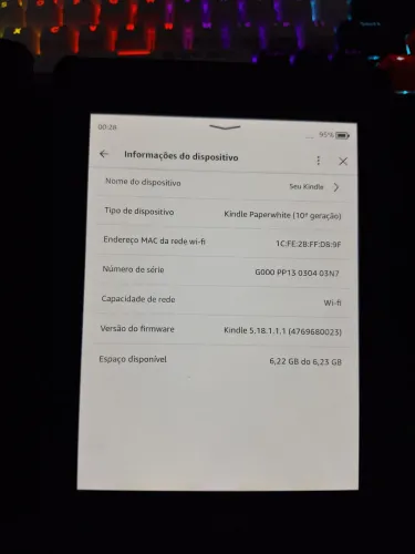 Kindle paperwhite 10 geração
