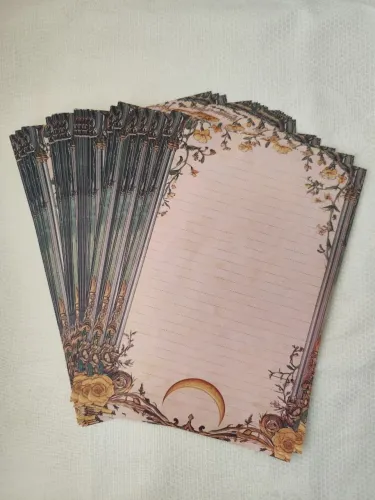 Papéis de Carta Luar (15 folhas)
