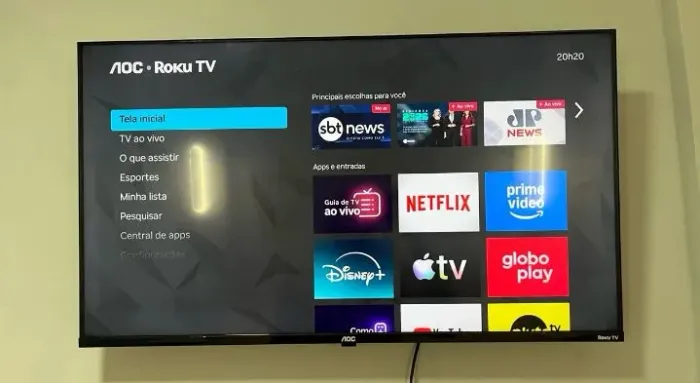 Tv 40 AOC Roku Smart seminova