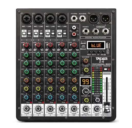 Mesa som Z6 interface 6 canais