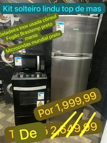 Kit solteiro inox 
