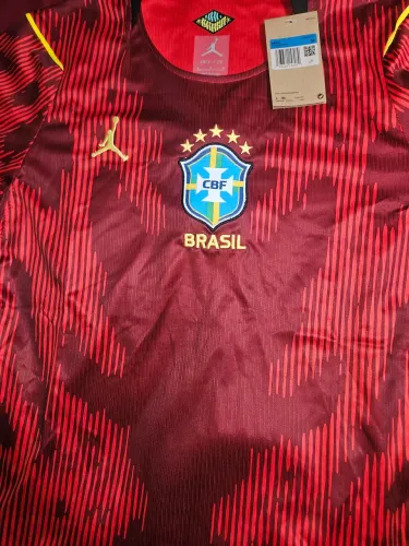 Camisa Brasil Vermelha Jordan - Modelo Exclusivo | Nova com Etiqueta