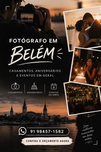 Fotógrafo em Belém