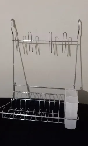 Kit organizador de cozinha inox 4 peças
