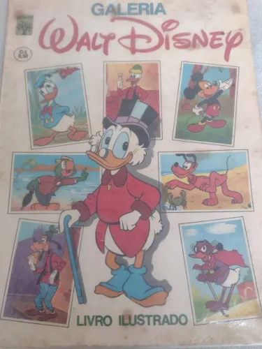 Álbum completo de figurinhas Galeria Walt Disney de 1976