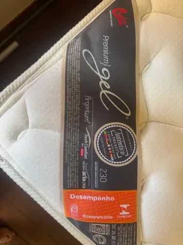 Cama Box Baú Castor + Colchão Casal - Impecável