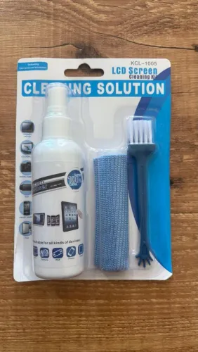 Kit de Limpeza De Tela Pano De Fibra, Limpador e Escova De Limpeza