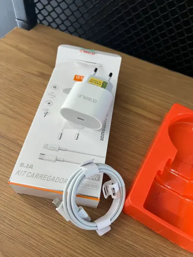 Carregador Iphone Turbo 20W + Cabo USB-C Lightning