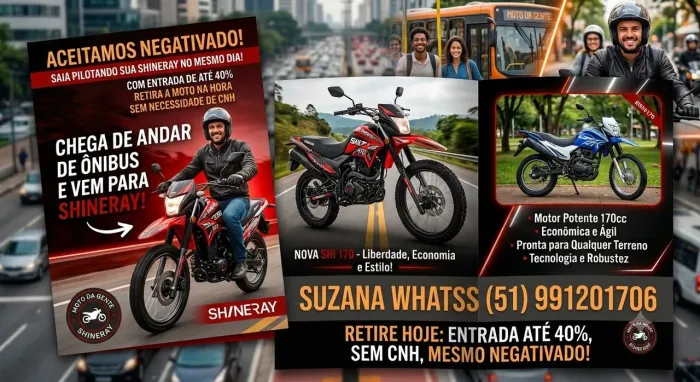 Vem para Shineray 