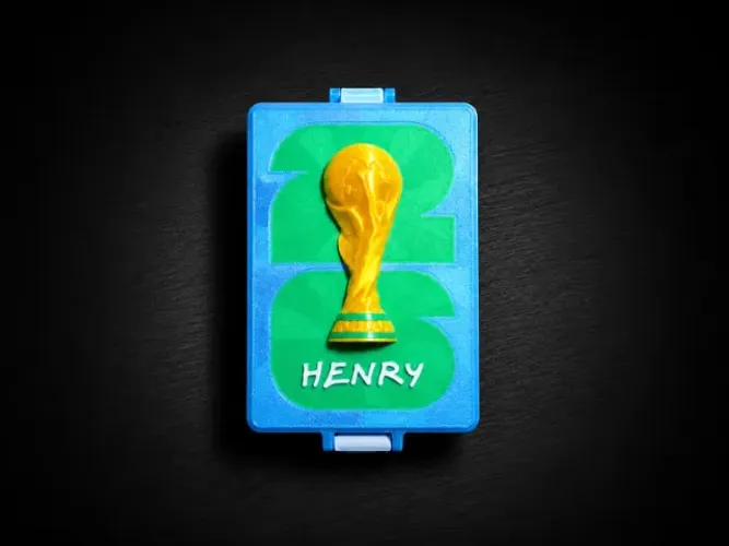 Porta Figurinhas Copa Do Mundo 2026 Personalizado - Unico!