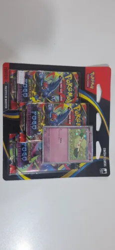 Pokémon Estampas Ilustradas: Pack Triplo Fogo Fantasmagórico Cottonee