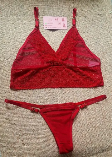Conjunto Tule Vermelho