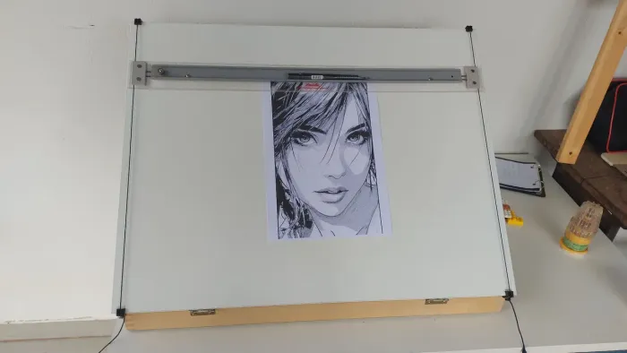 Prancheta Portátil P/ Desenho A3 + Regua Paralela - Trident