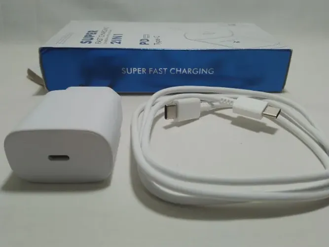 Kit Carregador Ultra Rápido Tipo C Para Celular (Novo)