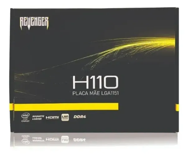 Placa Mãe Revenger Knup Lga1151 Chipset Lan 1000 Intel H110 32gb Usb 3.0 Kp