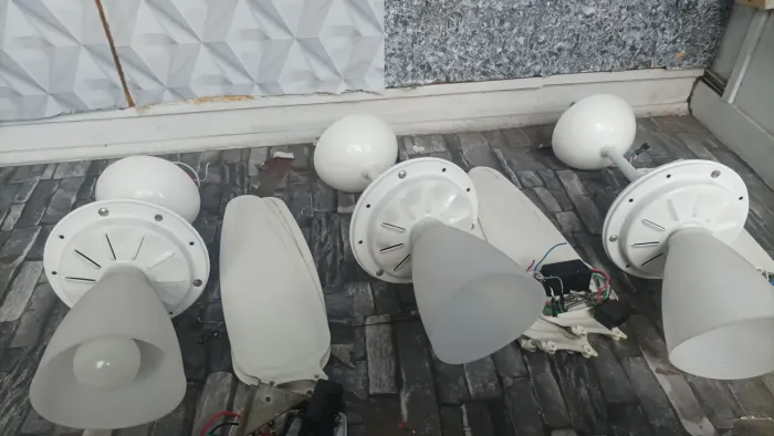 4 ventiladores de teto