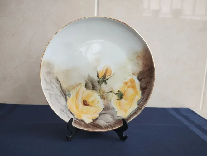 Prato para decoração em porcelana Schmidt
