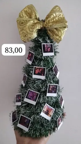Árvores de natal +Polaroid família
