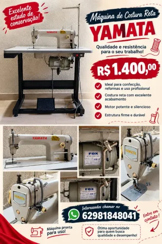 Máquina de costura Reta industrial