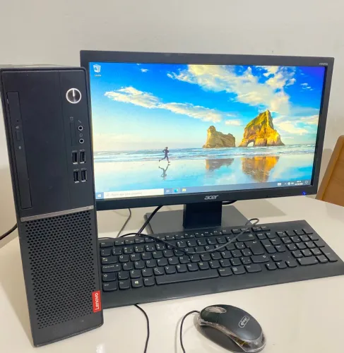 Computador Completo Lenovo Core i3 + Monitor Acer + Teclado e Mouse (Excelente Estado