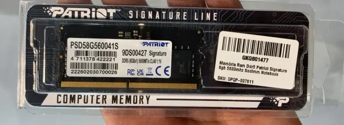 Memoria RAM DDR5 Patriot Signature Line 8GB 5.600MHZ