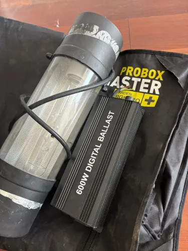 Estufa + Setup completo com iluminação halógena de 600W