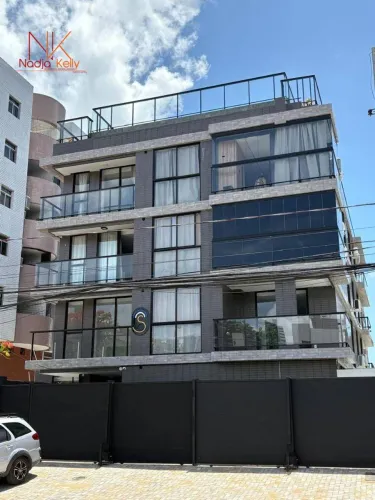 Flat beira-mar pronto para morar MOBILIADO a venda por R$ 480.000 - Jardim Oceania - João