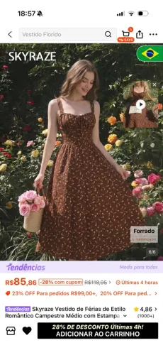 Vestido camponesa
