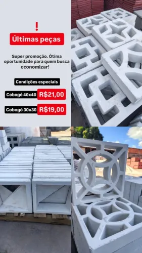 ULTIMAS PEÇAS! Cobogós para quem quer economizar