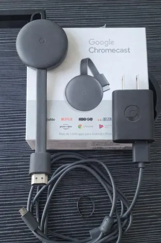Chromecast 3° geração parece novo