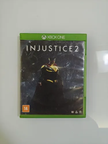 INJUSTICE 2 XBOX ONE ORIGINAL + MANUAL IMPRESSO - MÍDIA FÍSICA