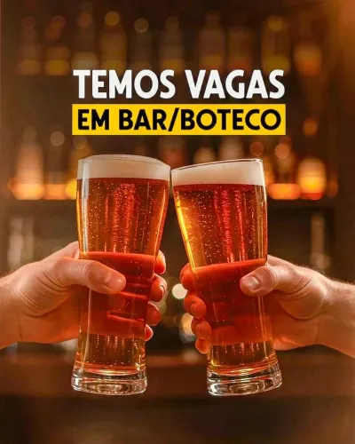 Vagas disponíveis em Bar/Boteco