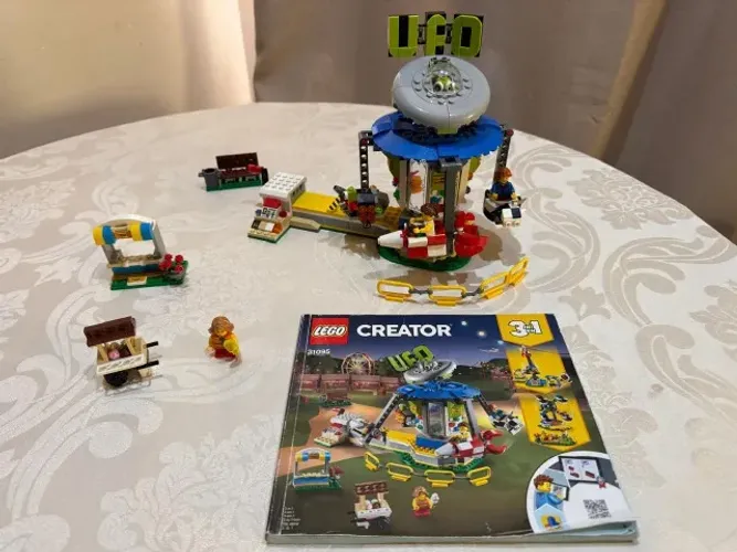 lego 31095 carrossel do parque de diversões 3 em 1 595 (usado)